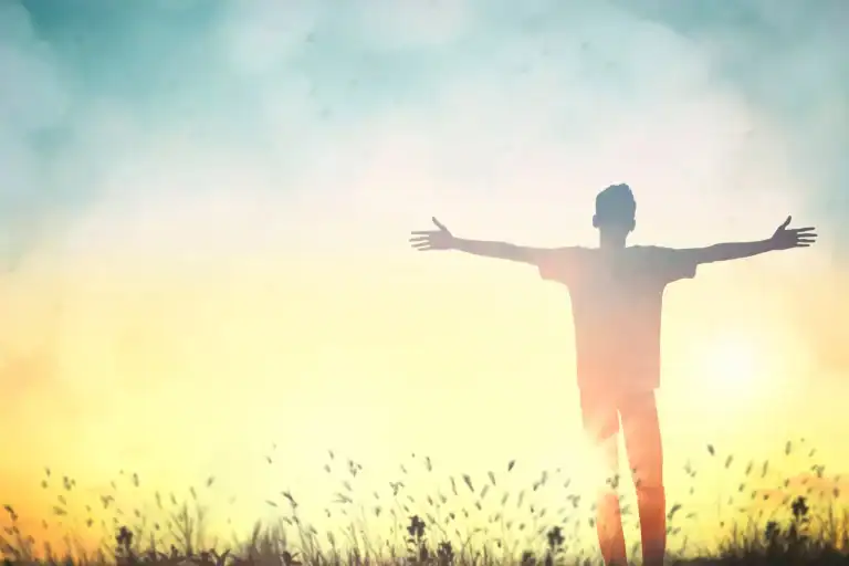 Hope, spiritual renewal, embrace peace, mindfulness, liberation, and faith.