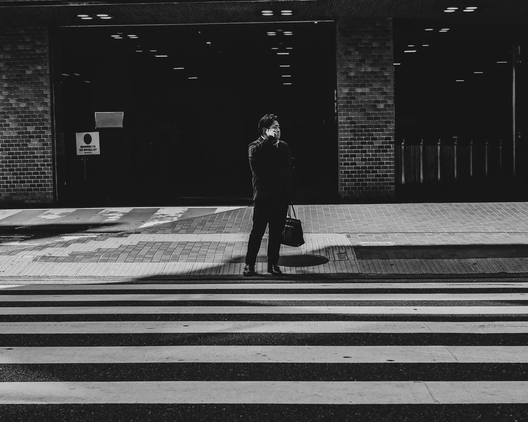 Man walking alone on a path in contemplation